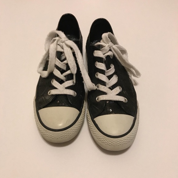 Shoes Black Sequined Tennis Shoes Poshmark